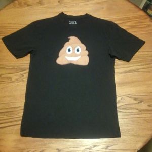 Emoji Shirt 😊 Funny Smiley Face Poop 💩 Emoji iml Brand 😁